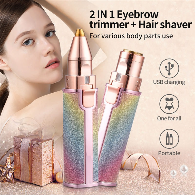 2in1 Electric Eyebrow Trimmer and Shaver