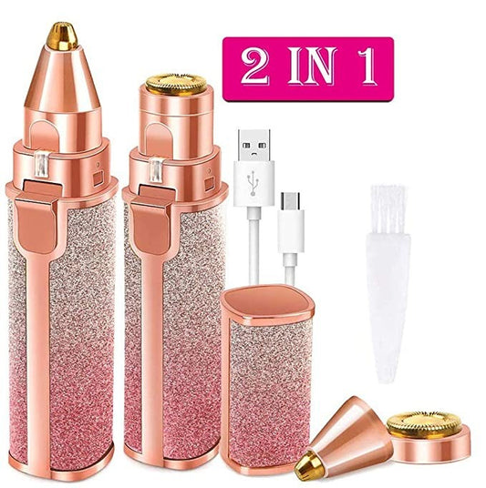 2in1 Electric Eyebrow Trimmer and Shaver