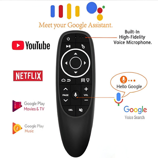 Wireless Air Mouse With Voice Control