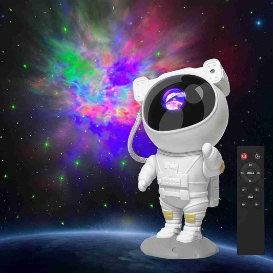 Astronaut Light Projector, 360° Rotation Star Projector Galaxy Light Ceiling Night Light With Remote