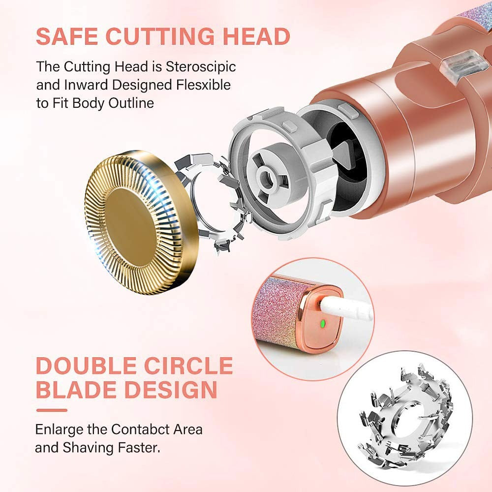 2in1 Electric Eyebrow Trimmer and Shaver